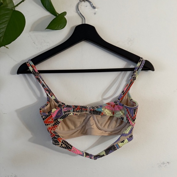 Mara Hoffman - Two Piece Geometirc Colorful Swim Suit - Picture 6 of 7